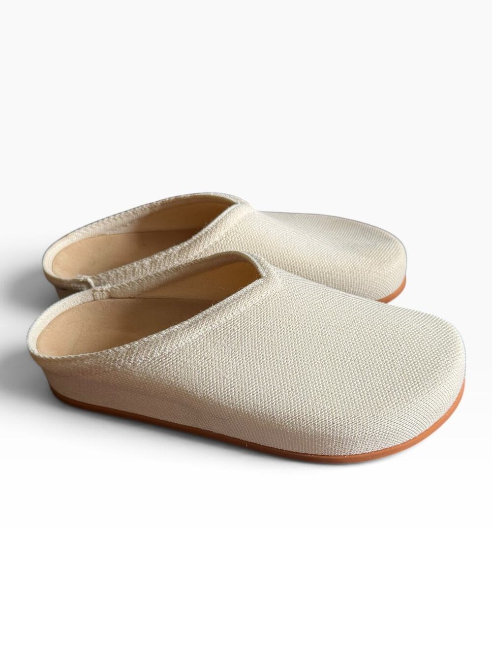 Rothy’s The Casual Clog in Jasmine Ivory Knit Women’s Size 8